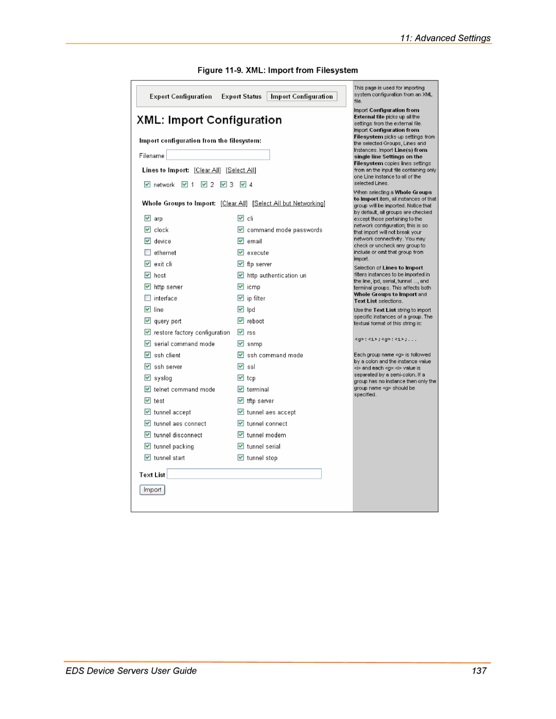 Lantronix EDS16PR, EDS32PR, EDS4100, EDS8PR manual EDS Device Servers User Guide 137 