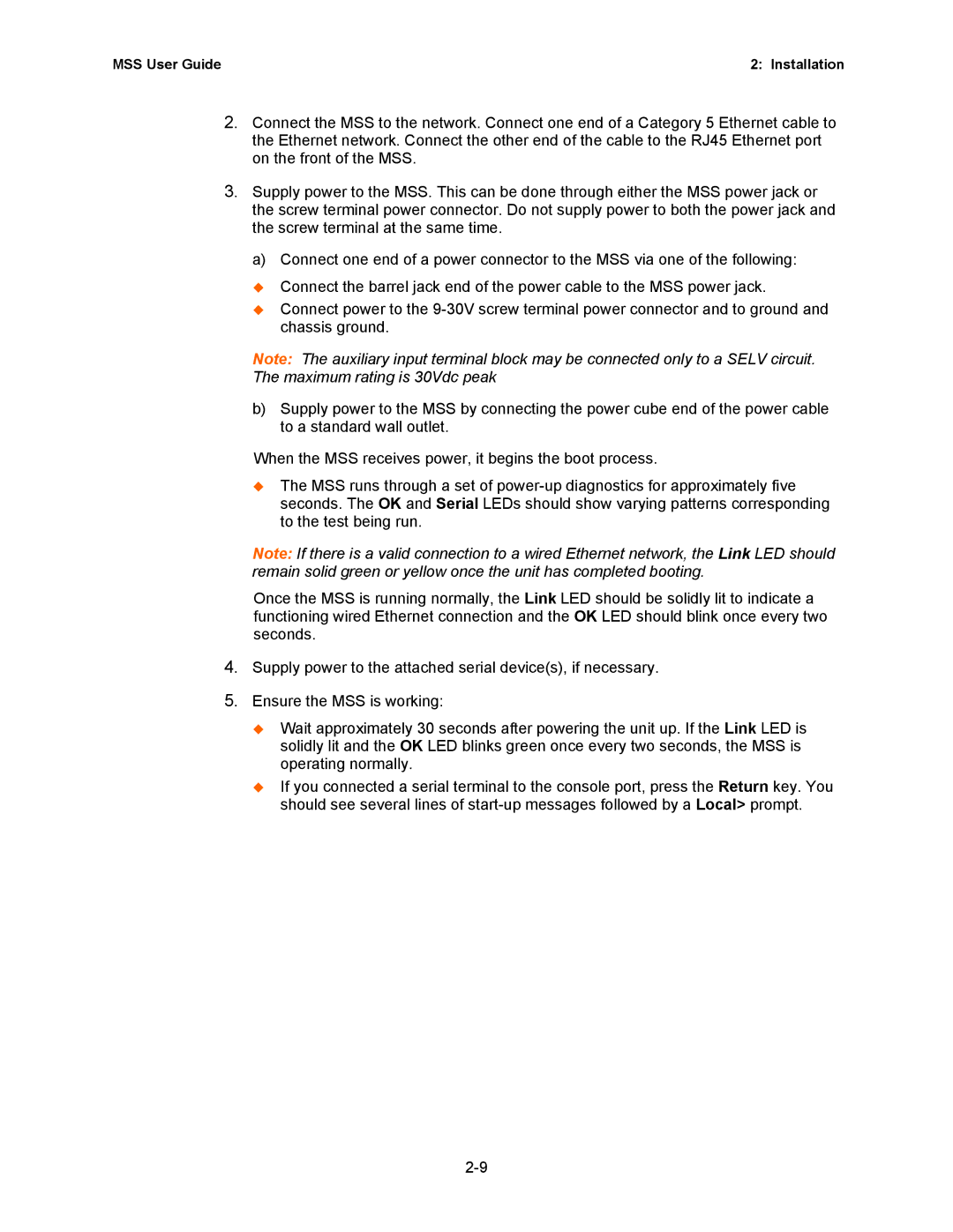 Lantronix Hub manual MSS User Guide Installation 