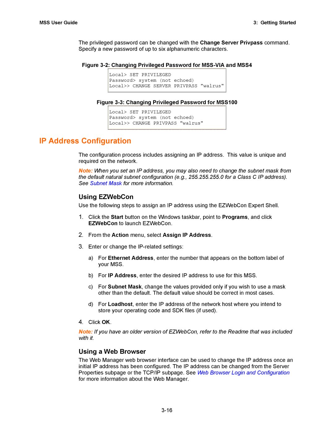 Lantronix Hub manual IP Address Configuration, Using EZWebCon, Using a Web Browser 