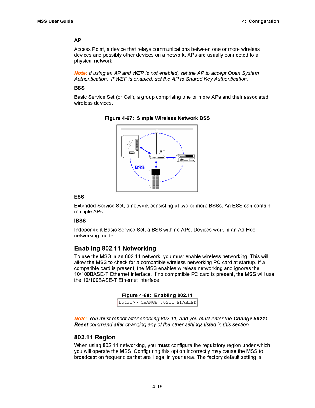 Lantronix Hub manual Enabling 802.11 Networking, Region 