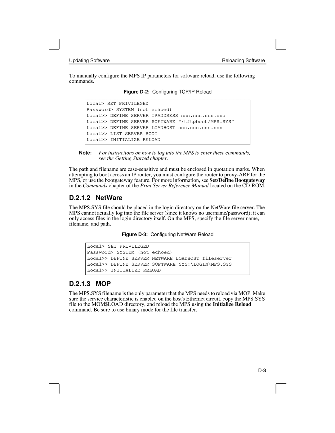 Lantronix LPS1-2, MPS100, LPS1-T manual NetWare 