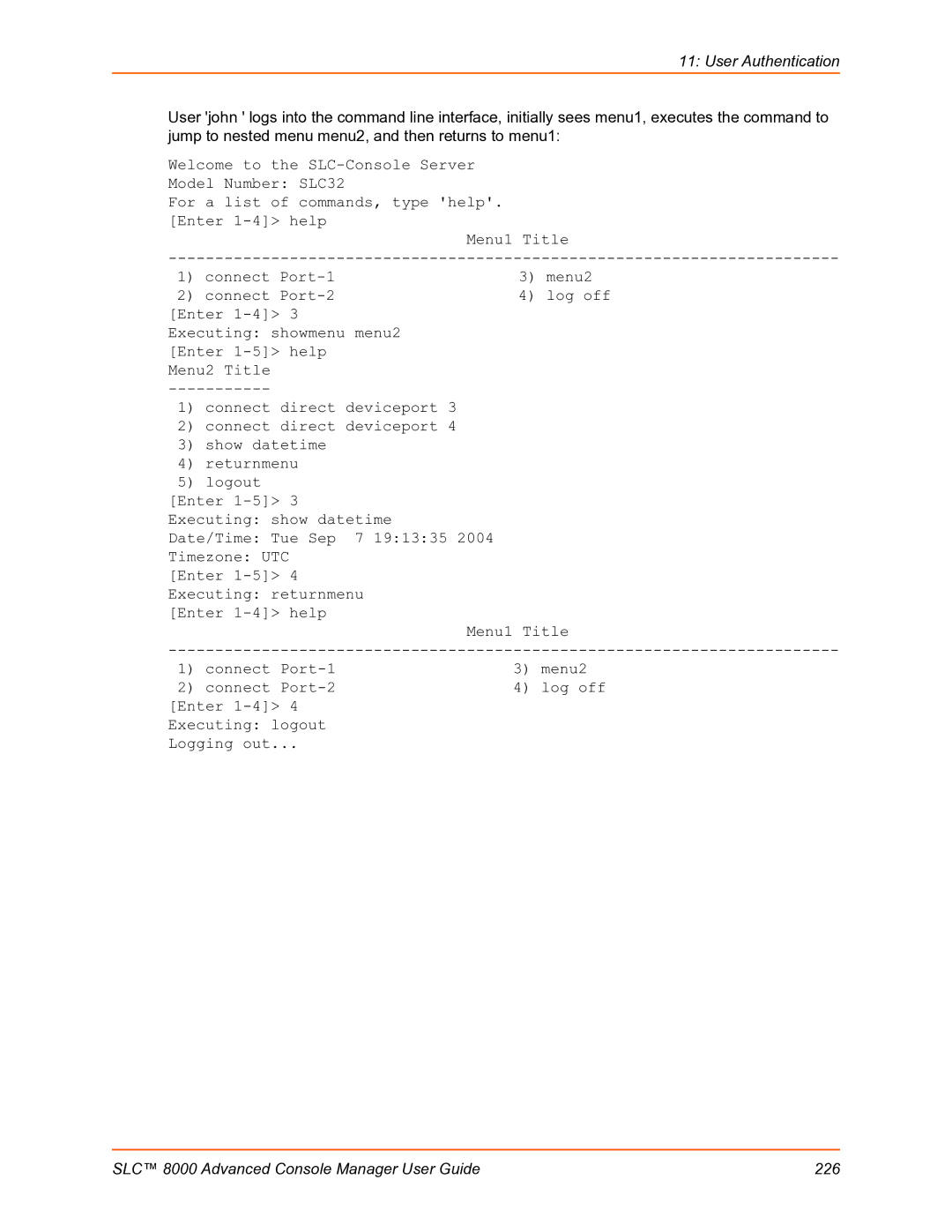 Lantronix manual SLC 8000 Advanced Console Manager User Guide 226 