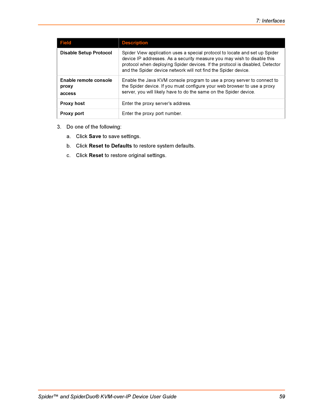 Lantronix SLSLP400PS201 manual Disable Setup Protocol, Enable remote console, Proxy host, Proxy port 