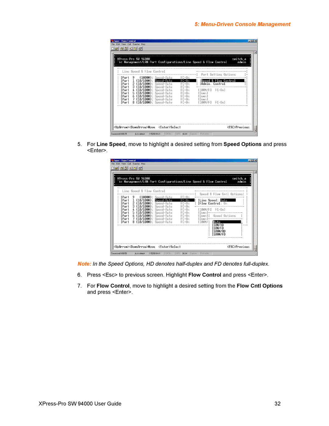 Lantronix SW 94000 manual Menu-Driven Console Management 