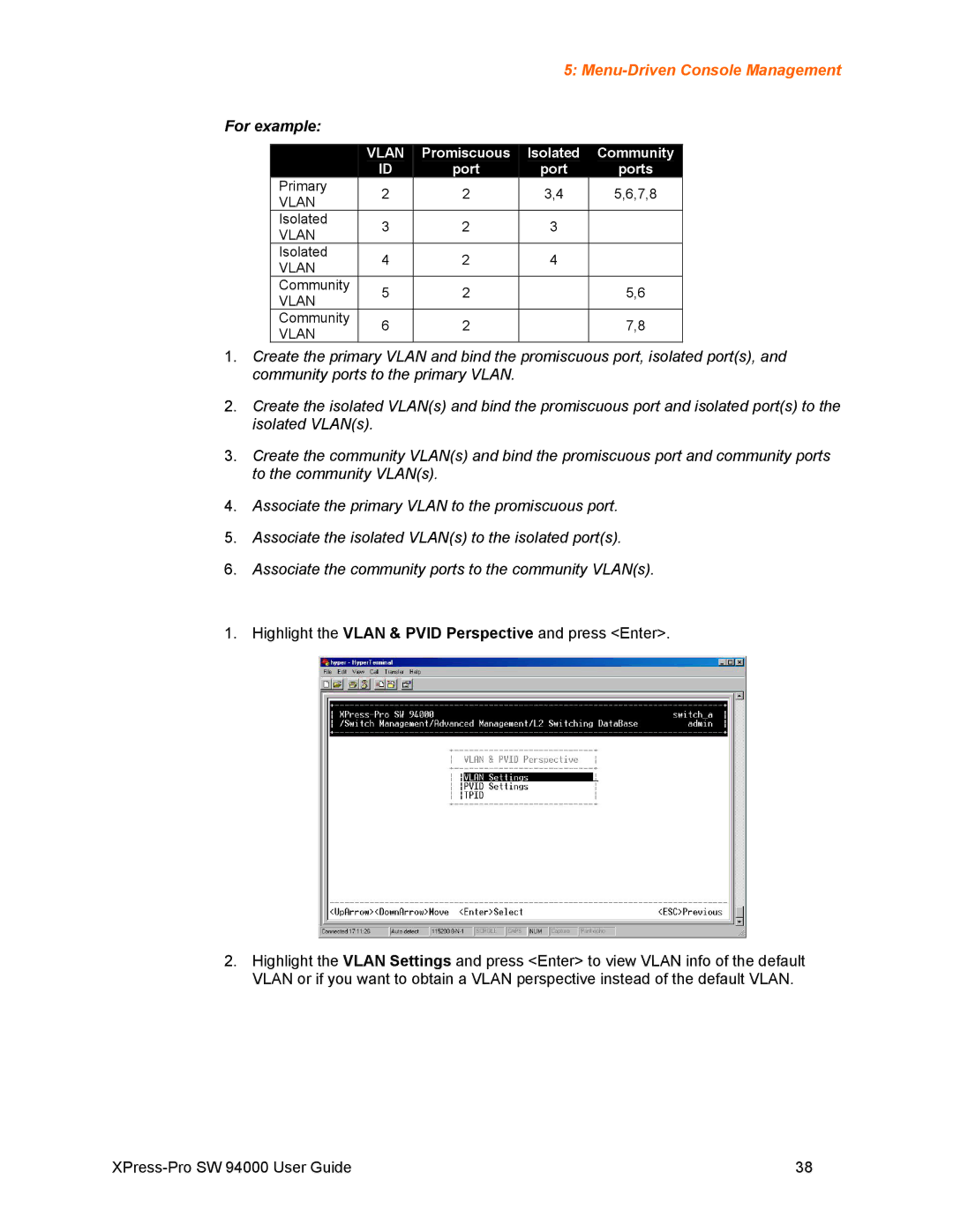 Lantronix SW 94000 manual For example 