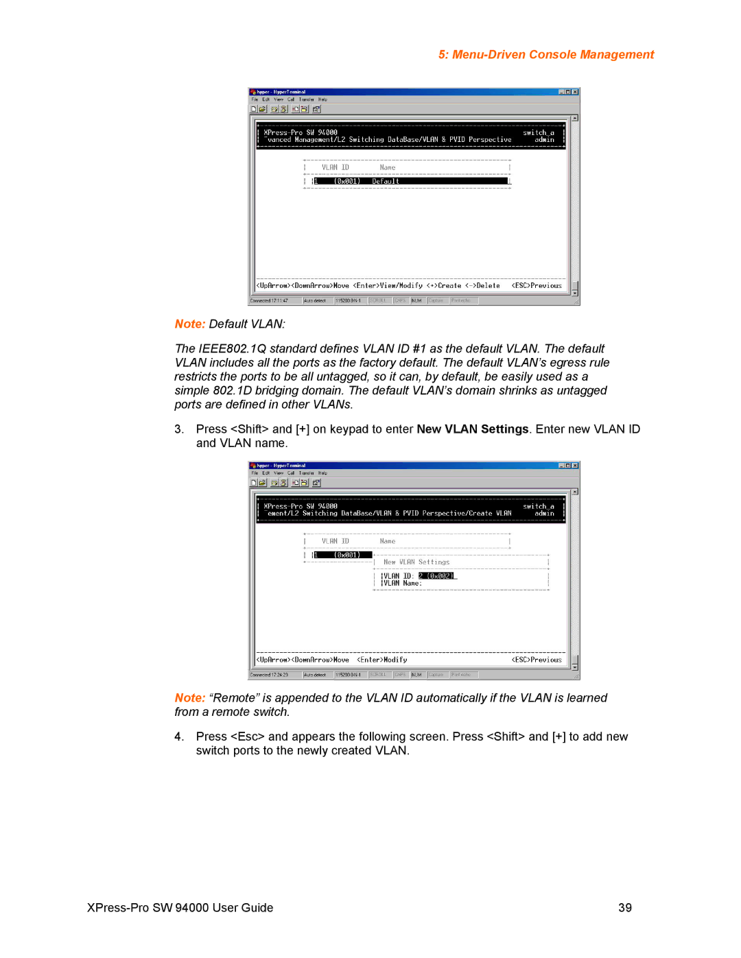 Lantronix SW 94000 manual Menu-Driven Console Management 