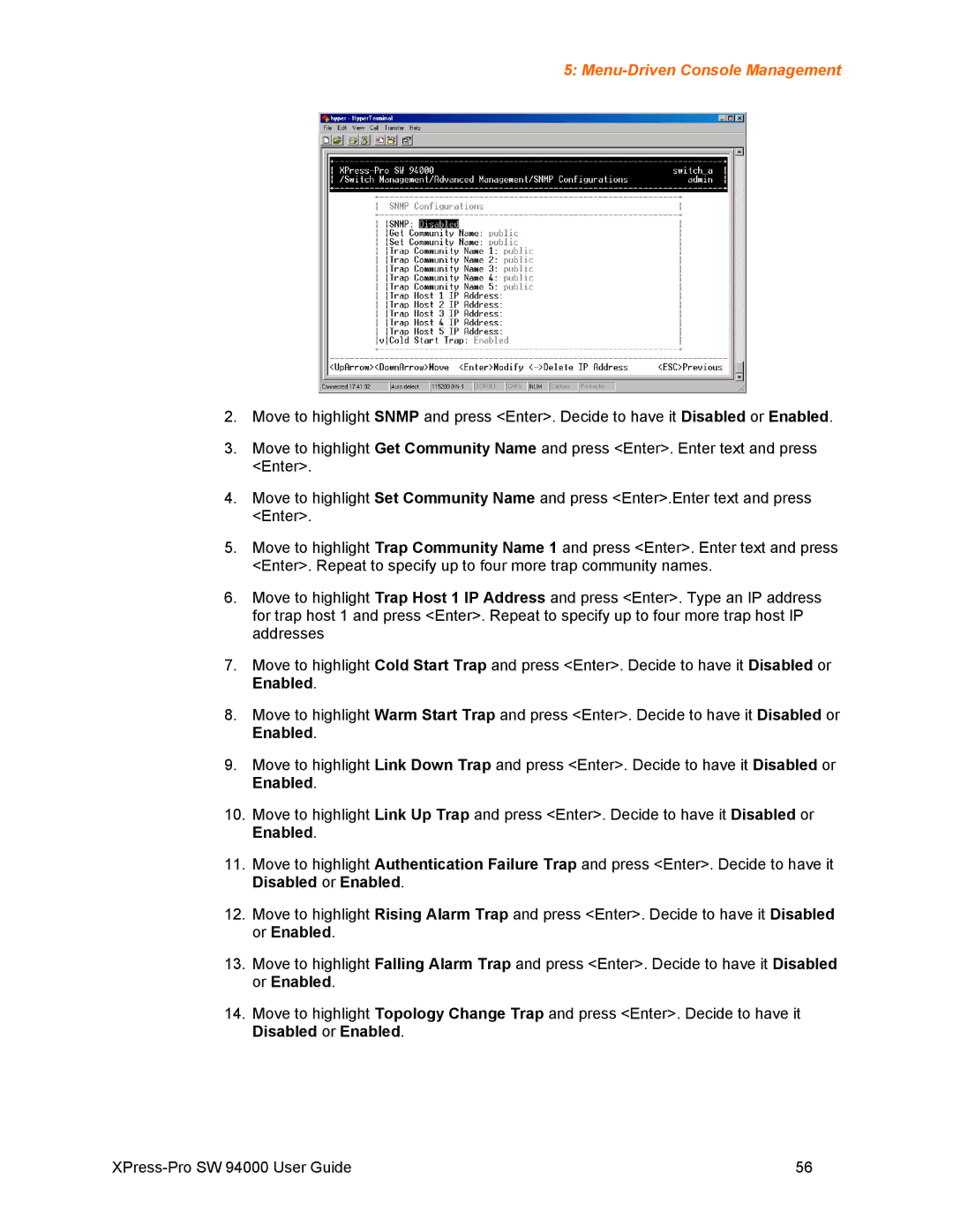 Lantronix SW 94000 manual Menu-Driven Console Management 