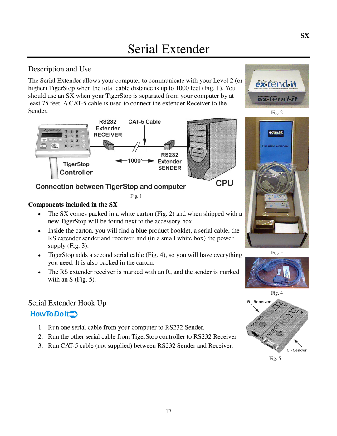 Lantronix TS-DDH manual Serial Extender Hook Up 