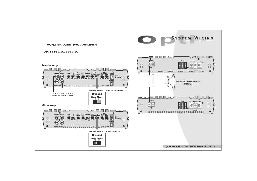 Lanzar Car Audio 1200HC manual 