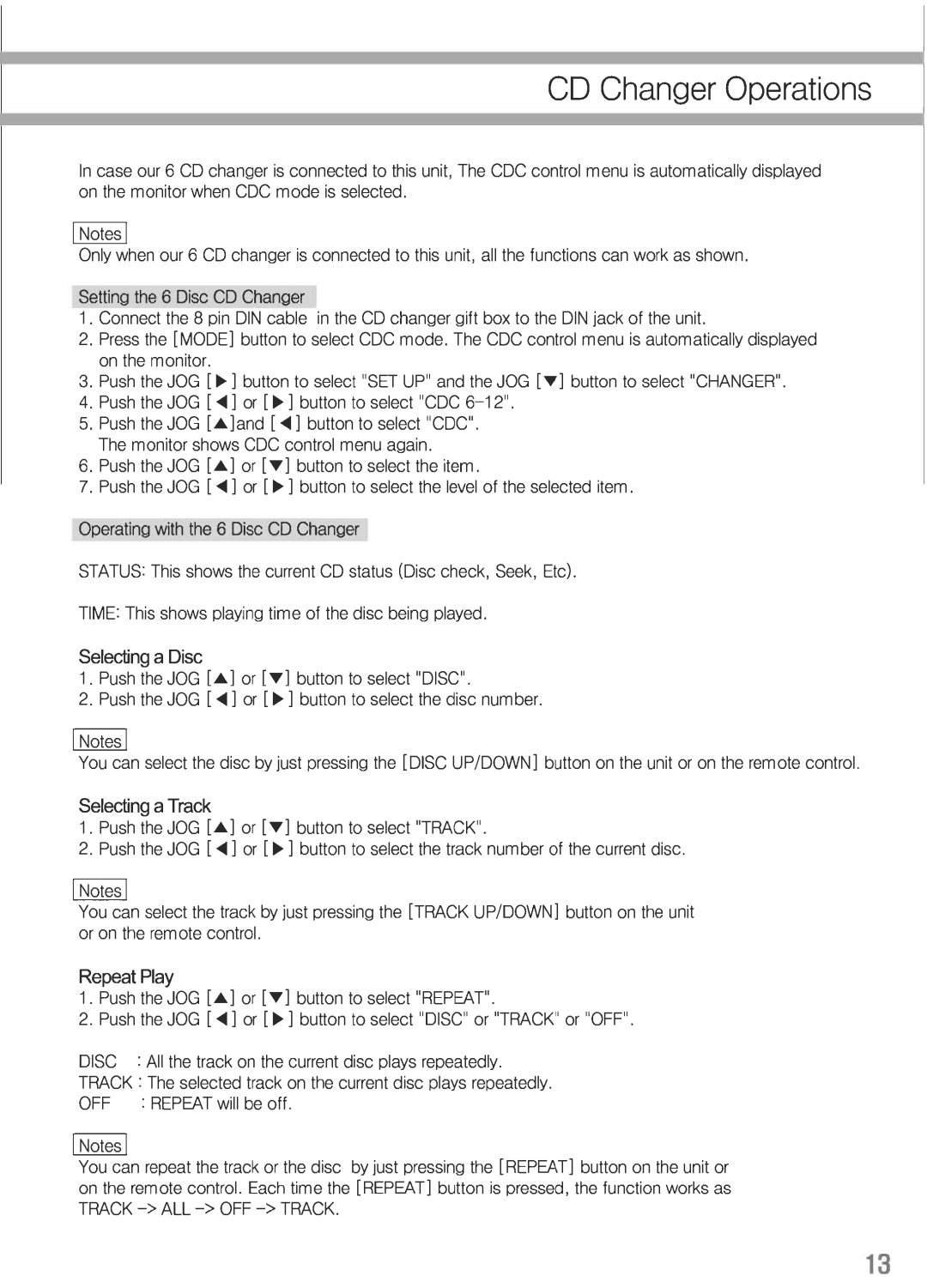 Lanzar Car Audio SV7TV manual 