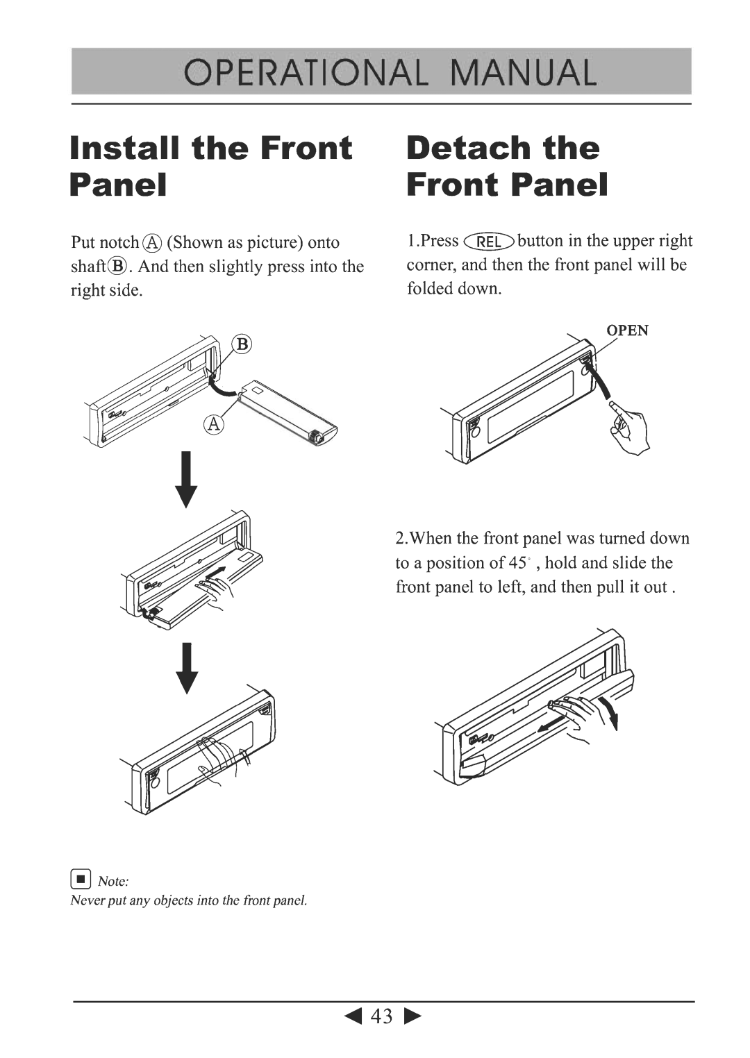 Lanzar Car Audio SVDVD28 manual 