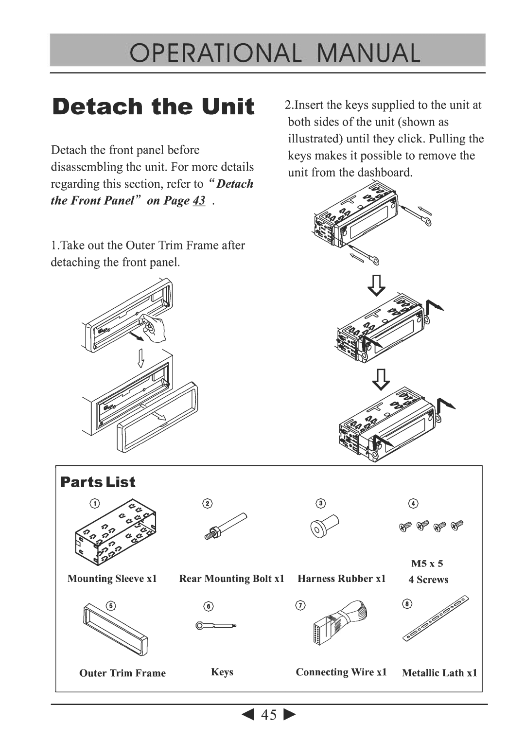 Lanzar Car Audio SVDVD28 manual 