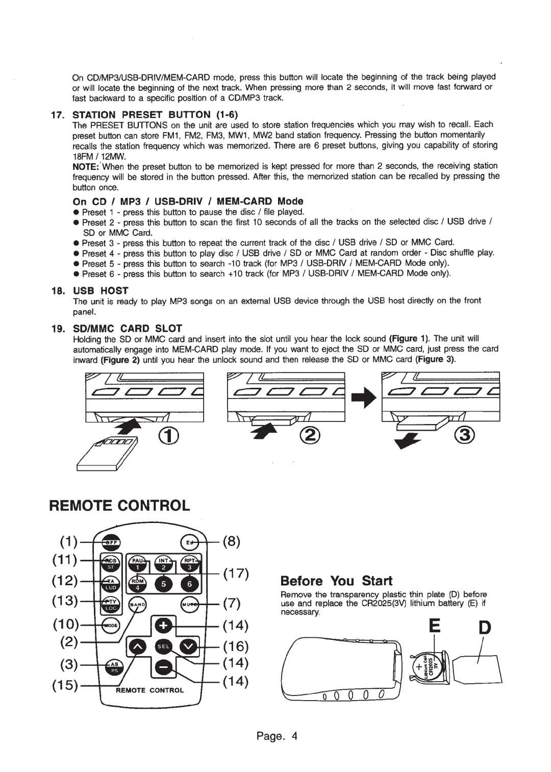 Lanzar Car Audio VBD2800MU manual 