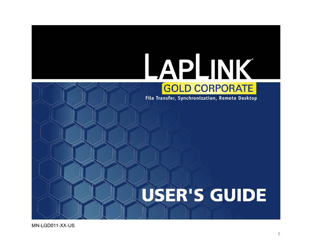 LapLink MN-LGD011-XX-US manual 