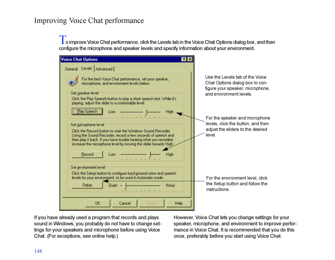 LapLink MN-LGD011-XX-US manual Improving Voice Chat performance 