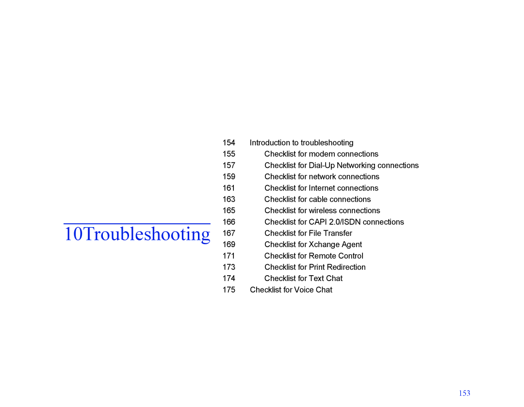 LapLink MN-LGD011-XX-US manual 10Troubleshooting 