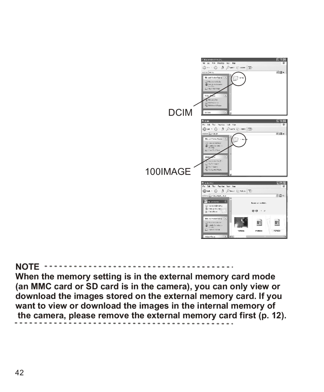 Largan EASY 200 manual Dcim 100IMAGE 