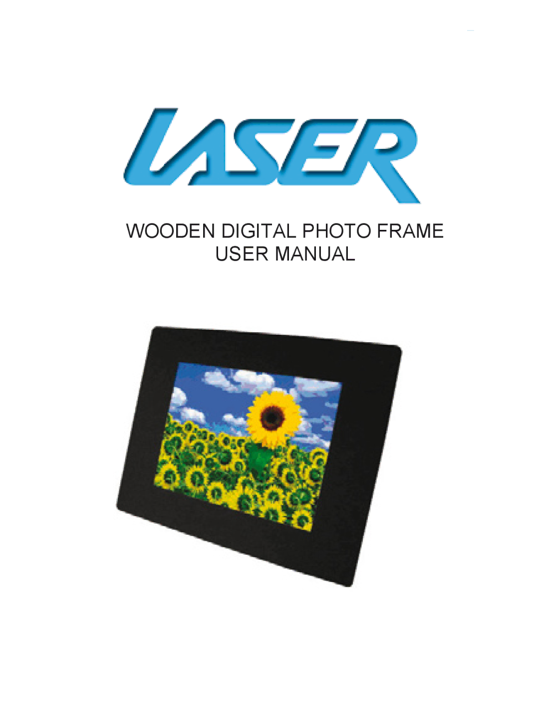 Laser AO-DPF12WD, AO-DPF15WD, AO-DPF10WD user manual Wooden Digital Photo Frame 