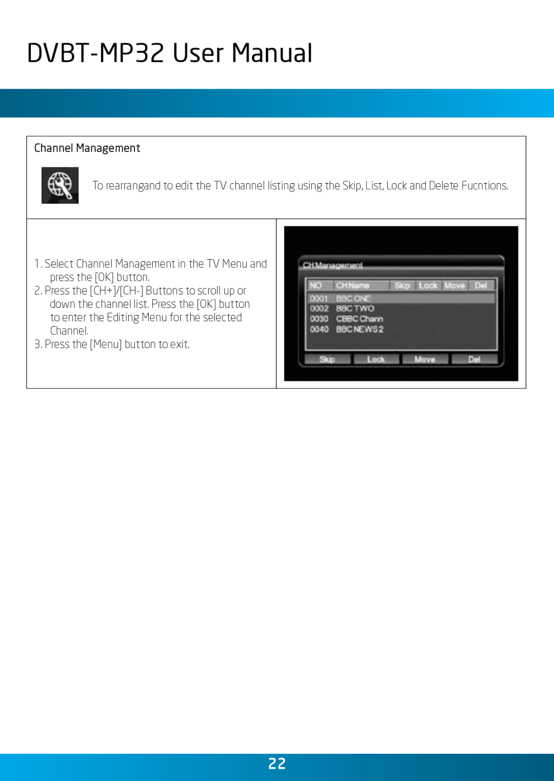 Laser DVBT-MP32 user manual 