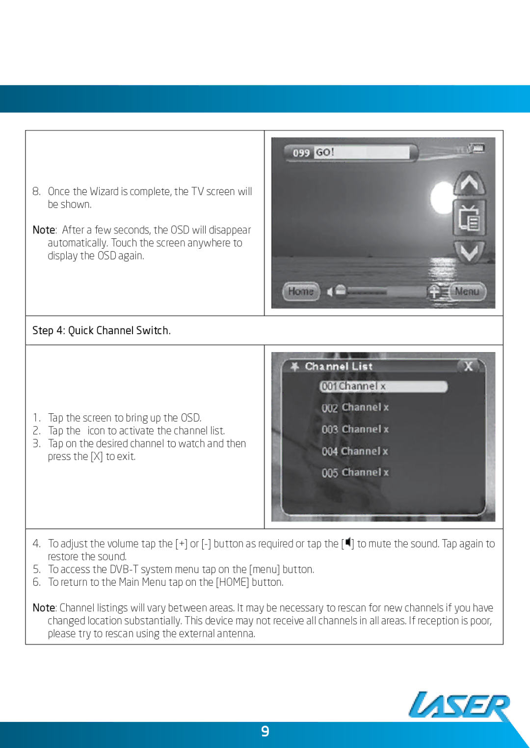 Laser DVBT-ST35 user manual 