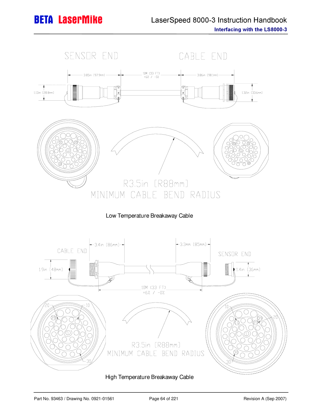 Laser LS8000-3 manual LaserSpeed 8000-3 Instruction Handbook 