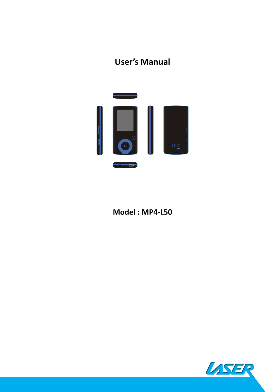 Laser MP4-L50 user manual User’s Manual 