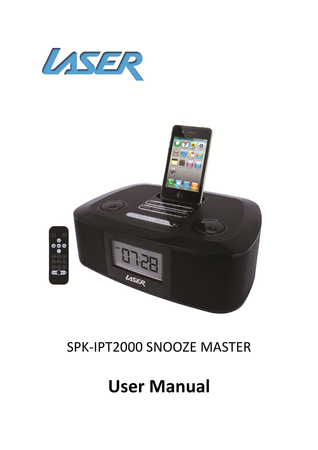 Laser user manual SPK-IPT2000 Snooze Master 