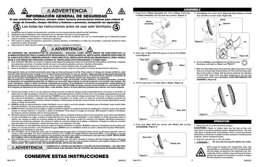 Lasko D12900 manual Operation 