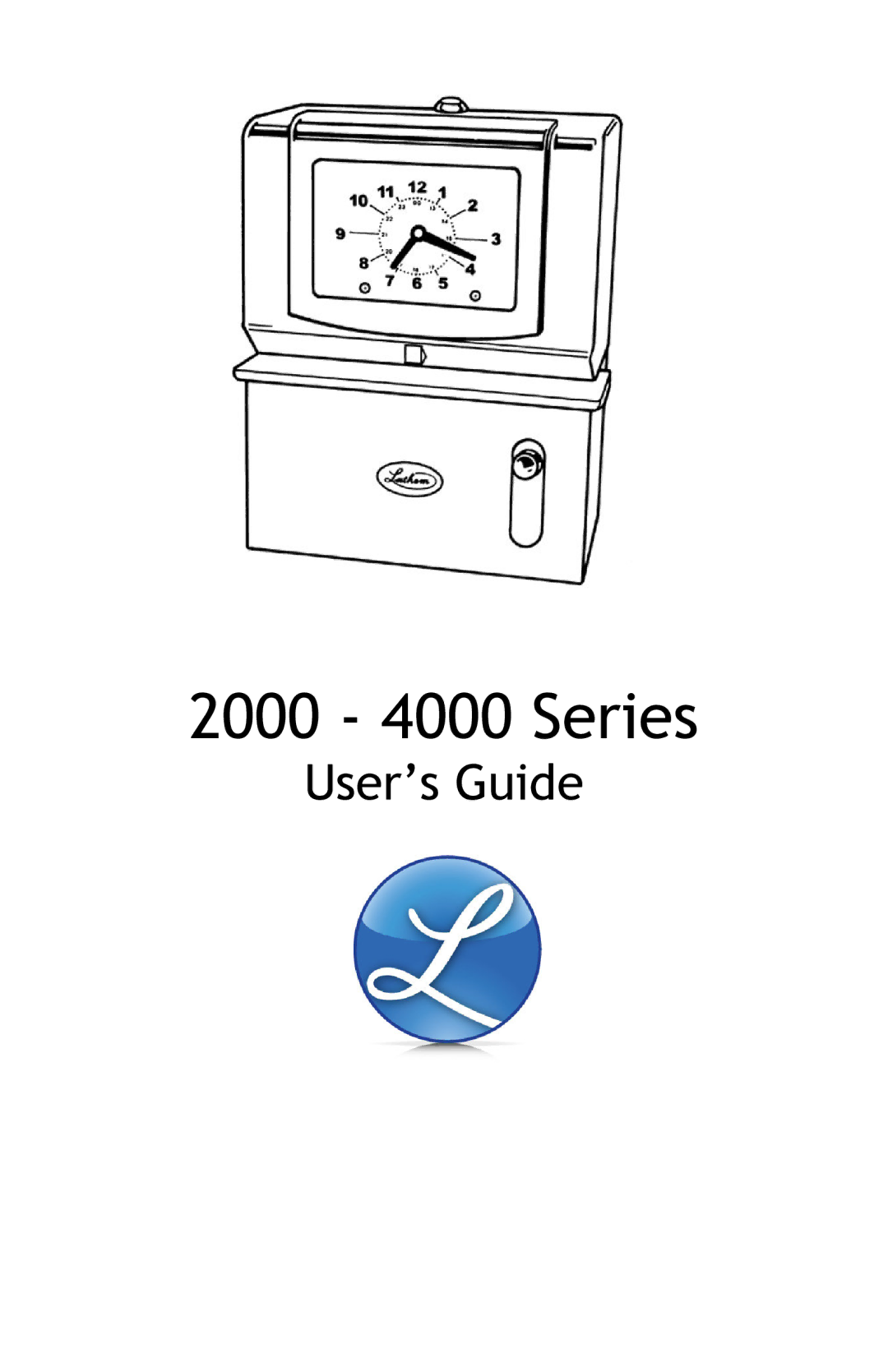 Lathem manual 2000 4000 Series 