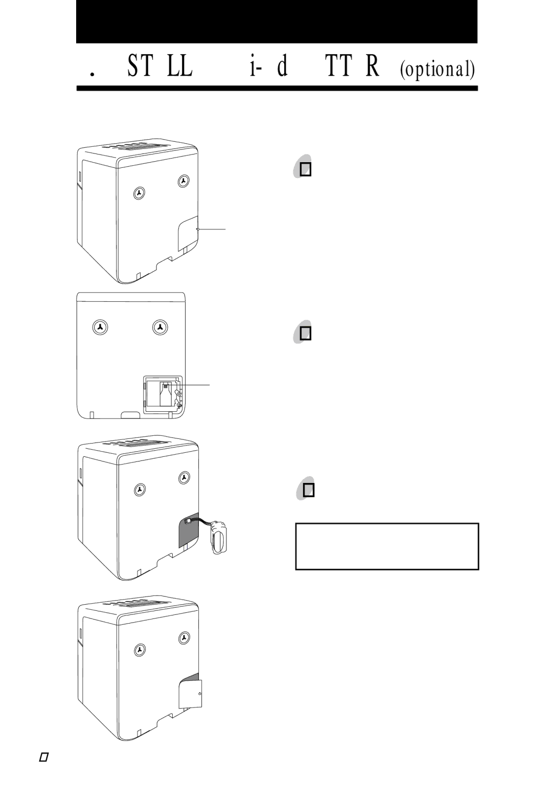 Lathem 6000E manual Installing Ni-Cd Battery optional 