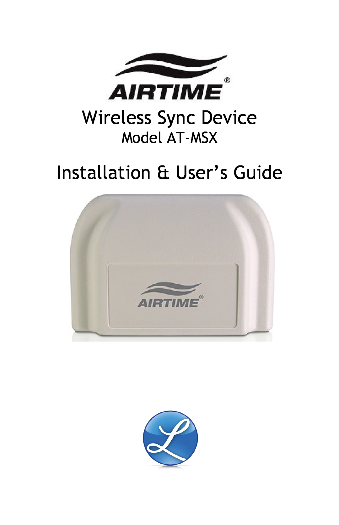 Lathem manual Wireless Sync Device, Installation & User’s Guide, Model AT-MSX 