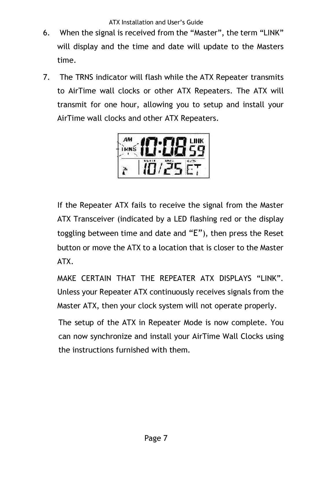 Lathem manual ATX Installation and User’s Guide 