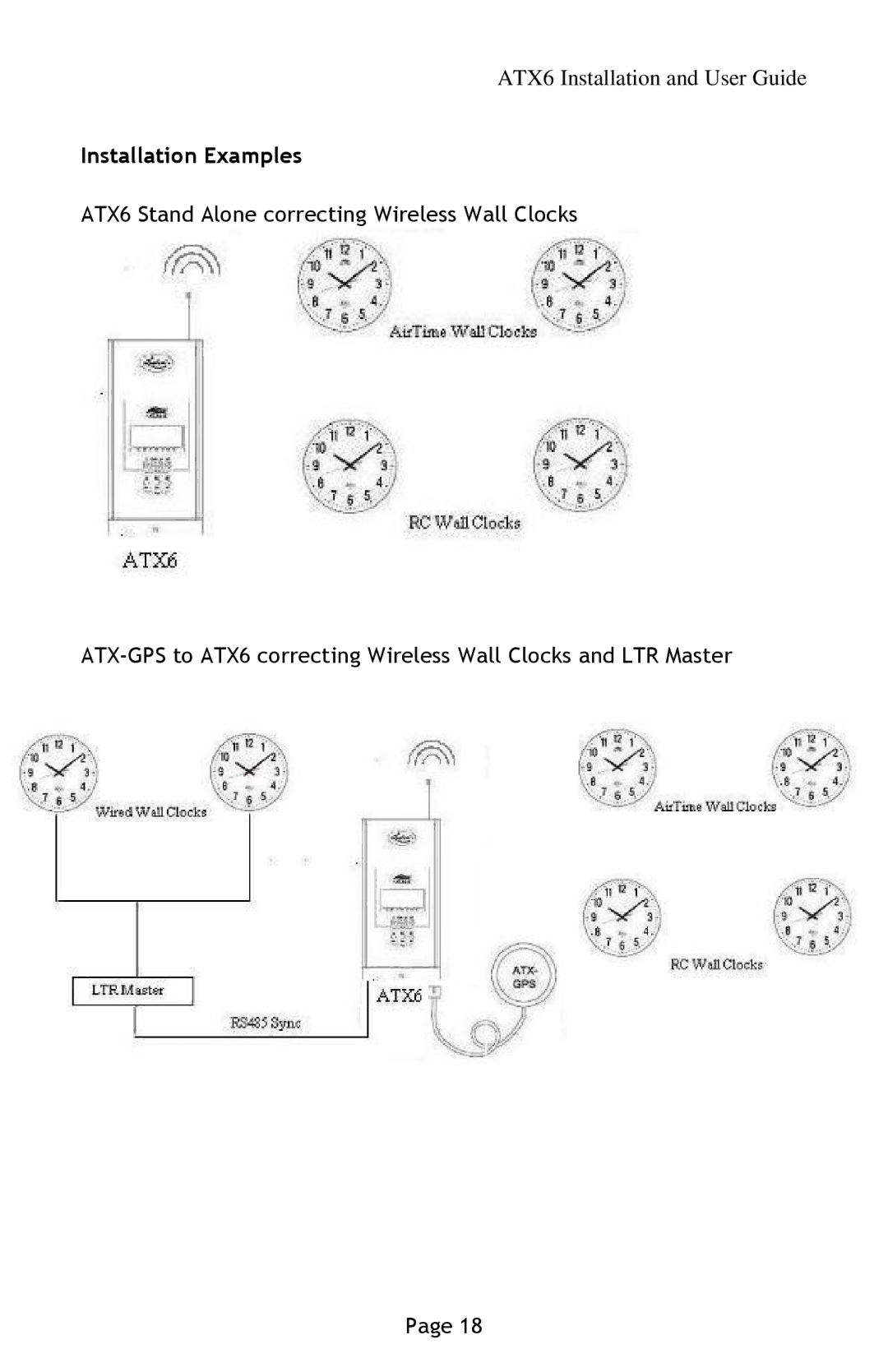 Lathem manual ATX6 Installation and User Guide 