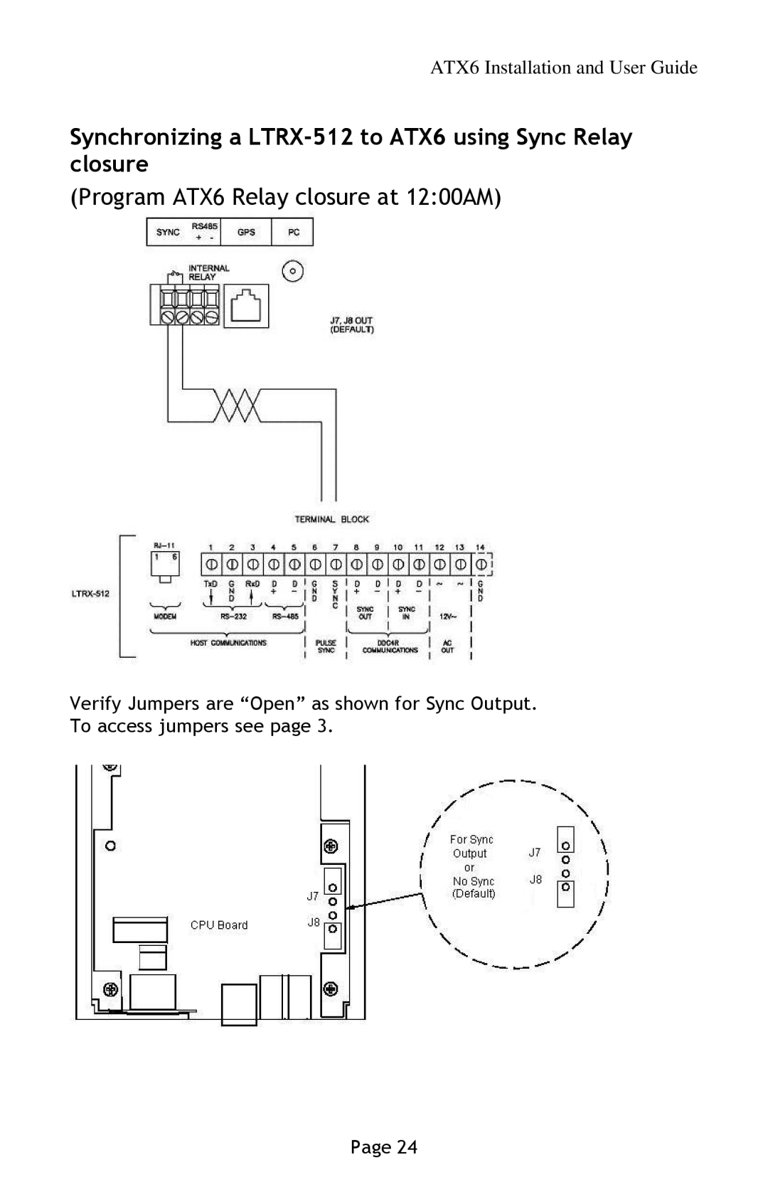 Lathem manual ATX6 Installation and User Guide 