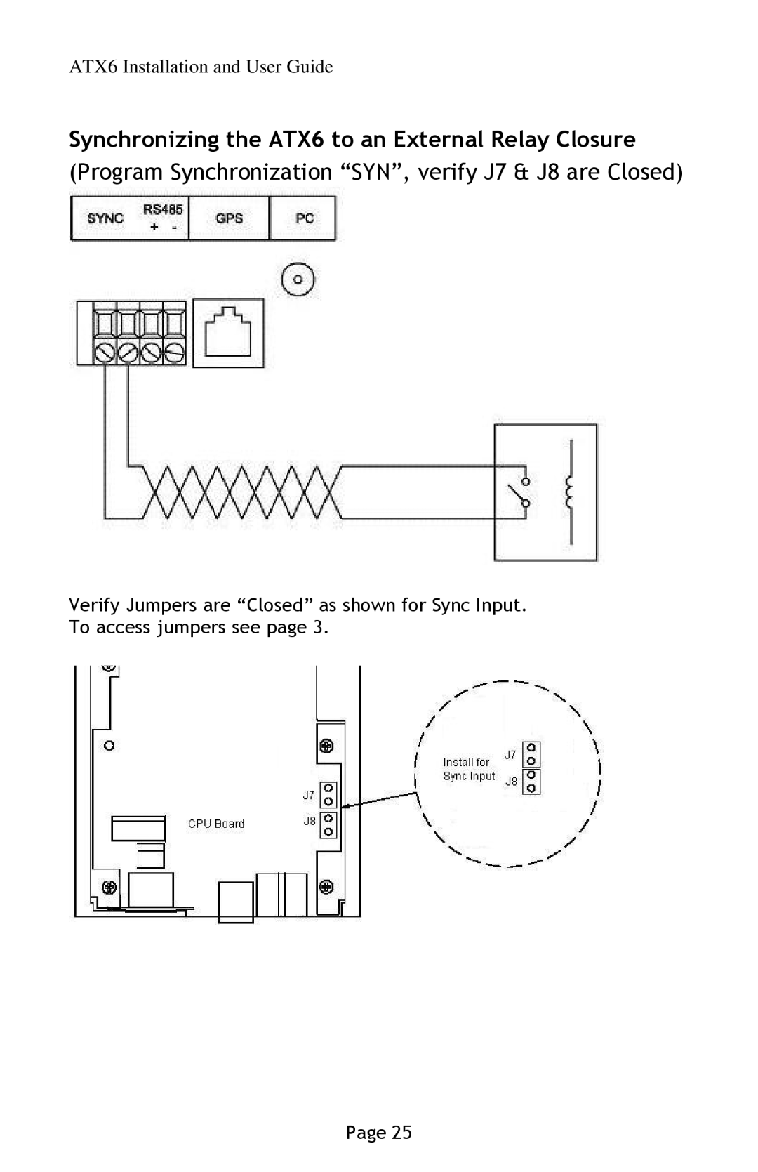 Lathem manual ATX6 Installation and User Guide 