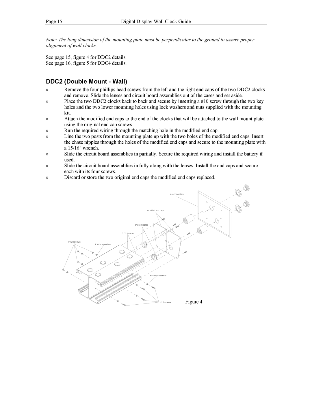 Lathem DDC4 manual DDC2 Double Mount Wall 