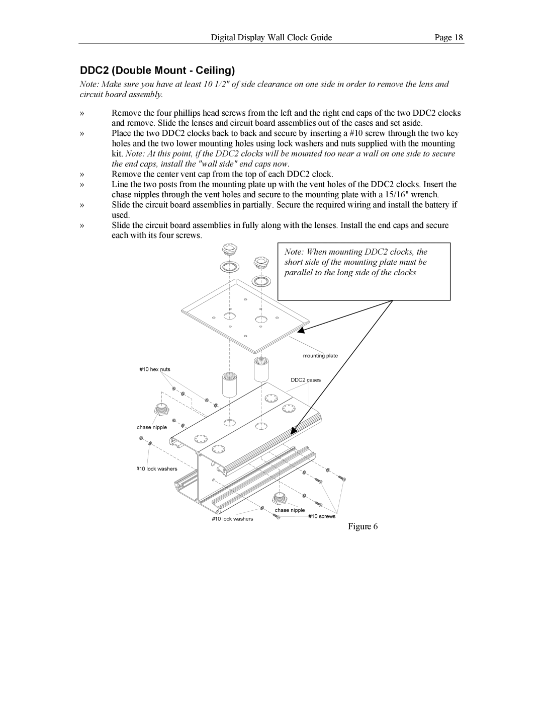 Lathem DDC4 manual DDC2 Double Mount Ceiling 