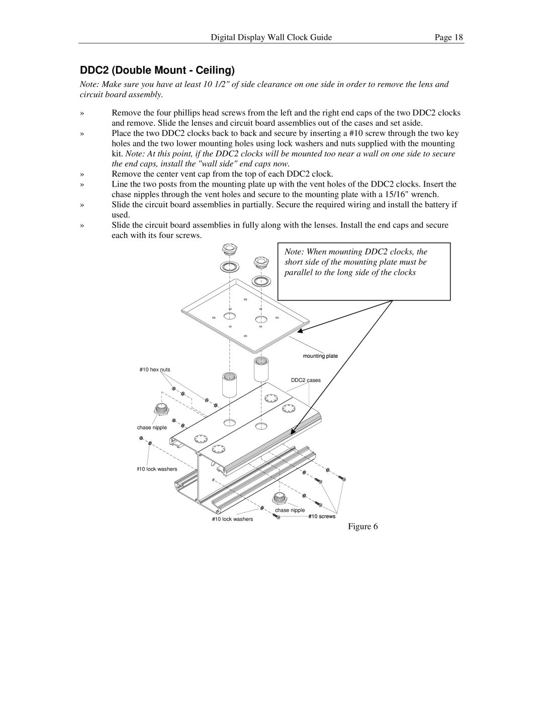 Lathem manual DDC2 Double Mount Ceiling 