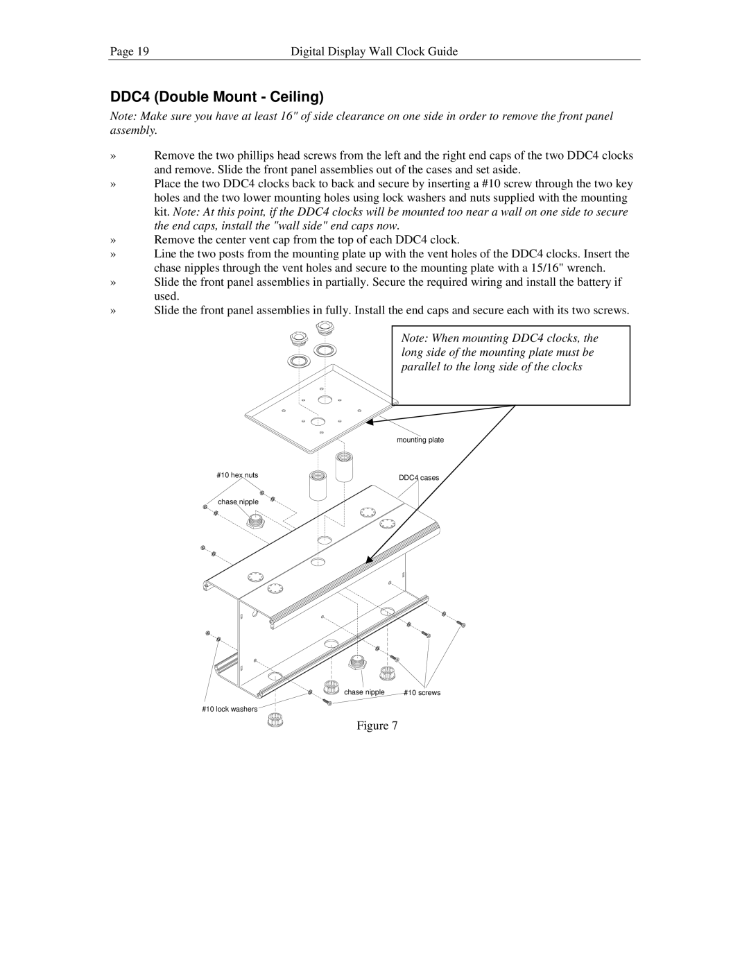 Lathem DDC2 manual DDC4 Double Mount Ceiling 