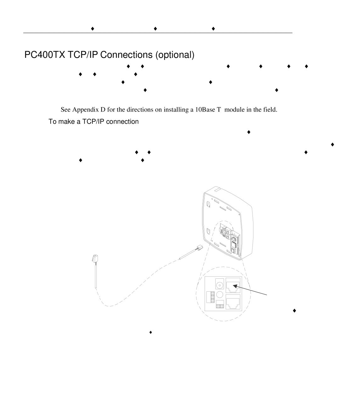 Lathem manual PC400TX TCP/IP Connections optional, To make a TCP/IP connection 