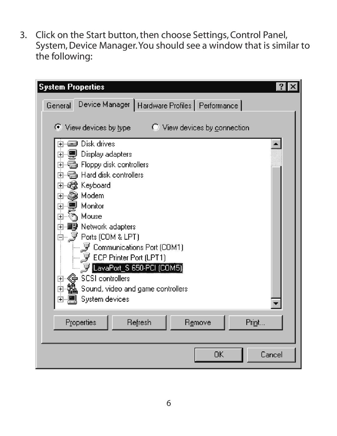 Lava Computer 650 installation manual 