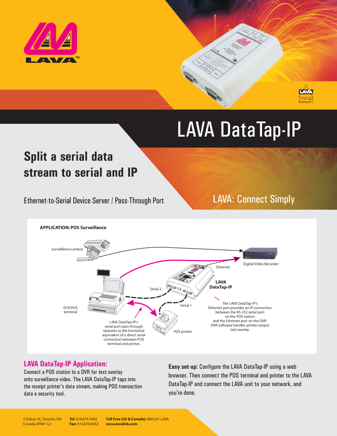 Lava Computer DATATAP-IP manual Lava DataTap-IP 