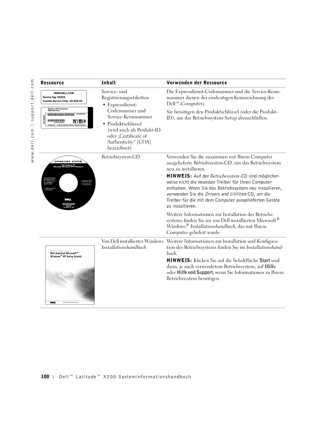 LeapFrog PP03S manual Hinweis Auf der Betriebssystem-CD sind möglicher, Weise nicht die neuesten Treiber für Ihren Computer 