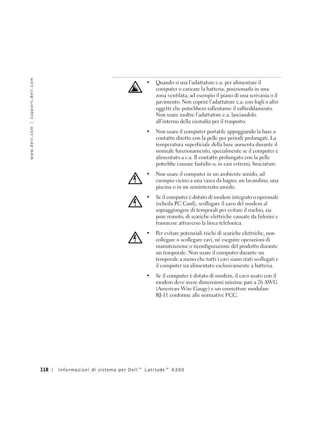 LeapFrog PP03S manual Informazioni di sistema per Dell Latitude 