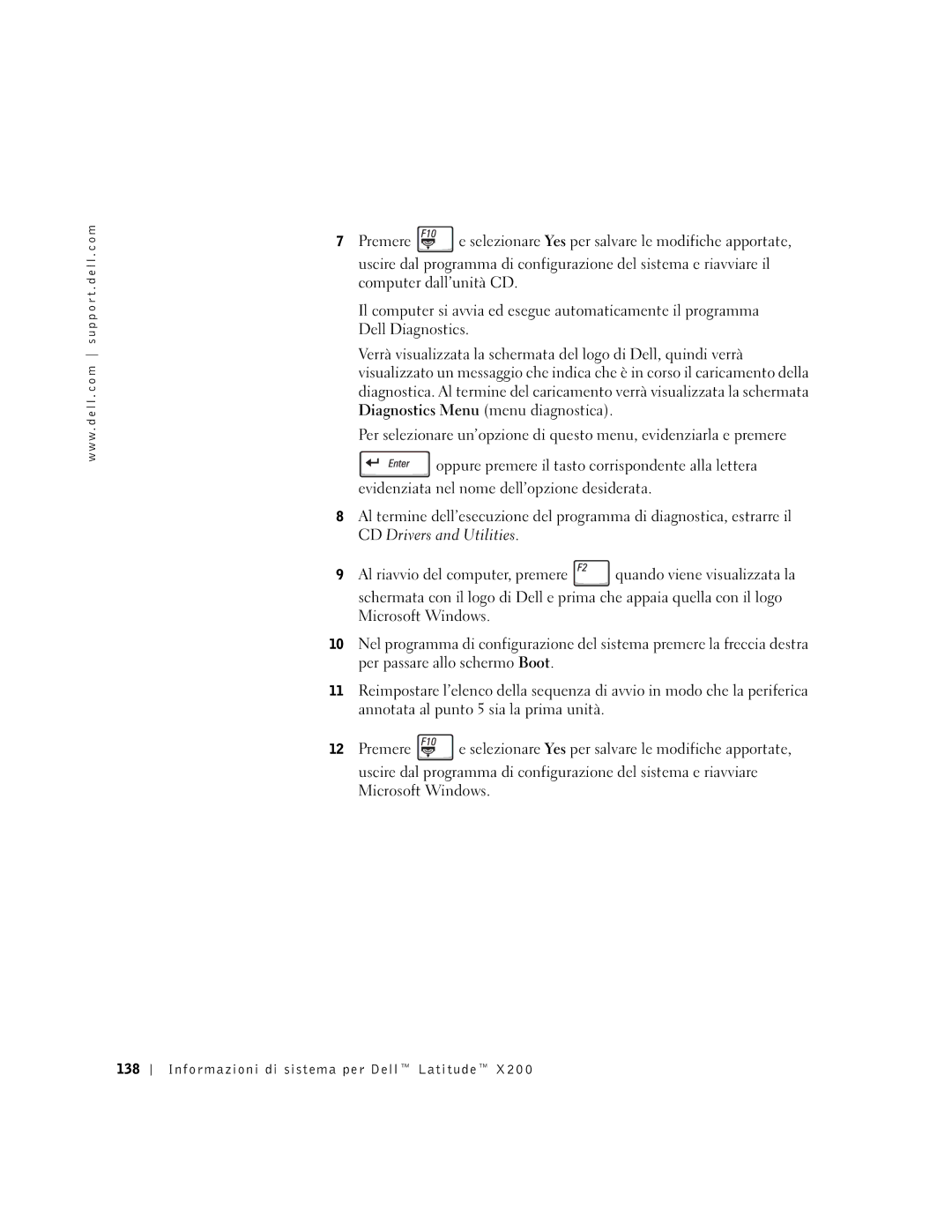 LeapFrog PP03S manual Informazioni di sistema per Dell Latitude 