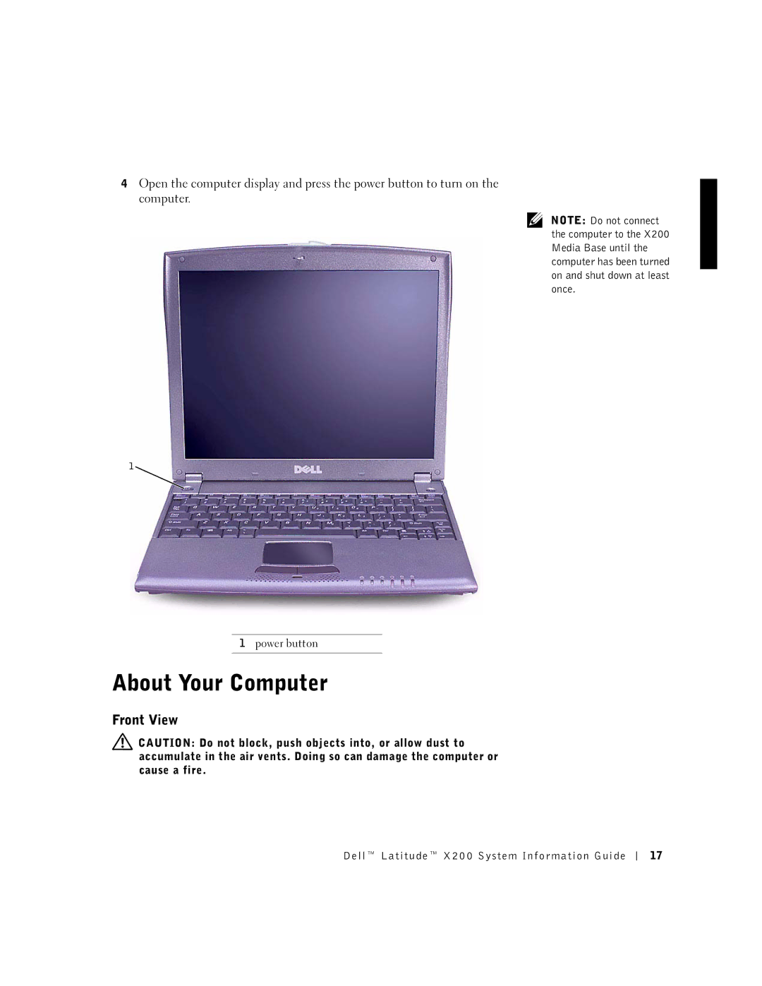 LeapFrog PP03S manual About Your Computer, Front View 