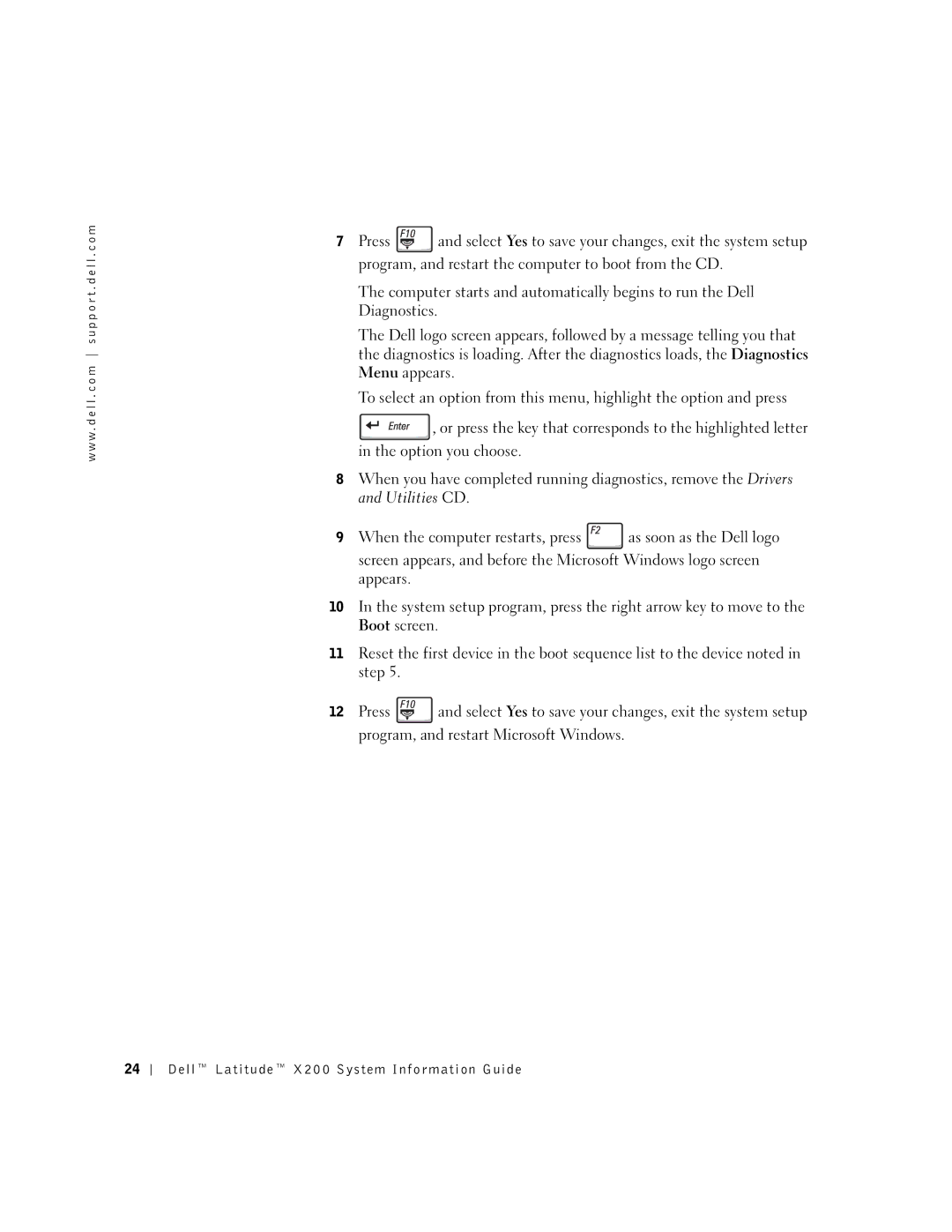 LeapFrog PP03S manual Dell Latitude X200 System Information Guide 