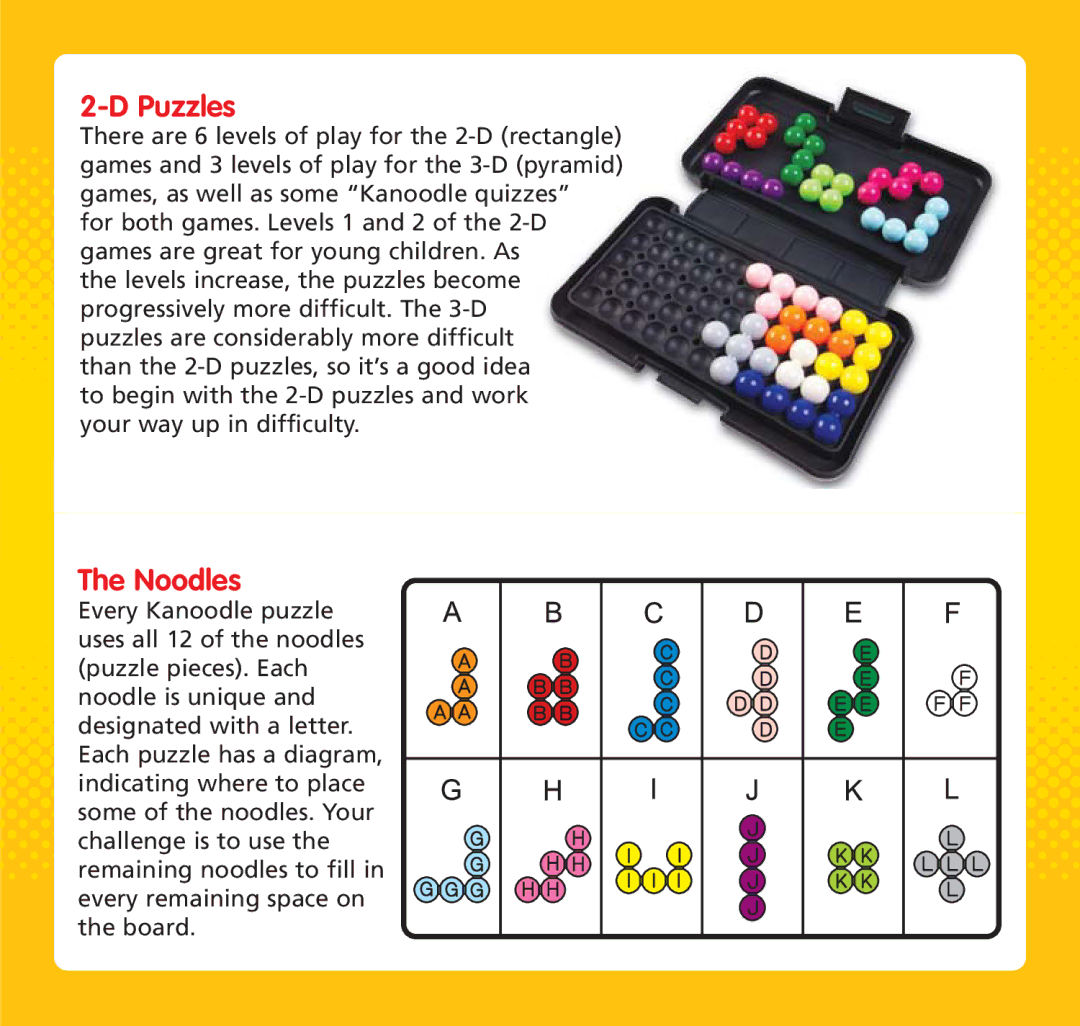 Learning Resources EI-2978 manual Puzzles are considerably more difficult, Designated with a letter 