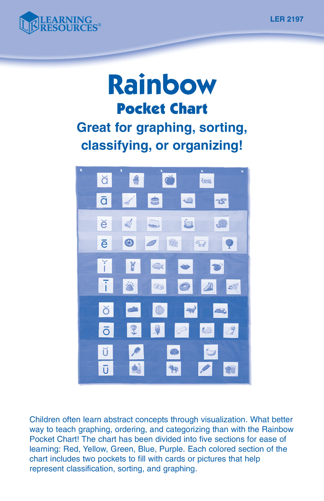 Learning Resources LER 2197 manual Rainbow 