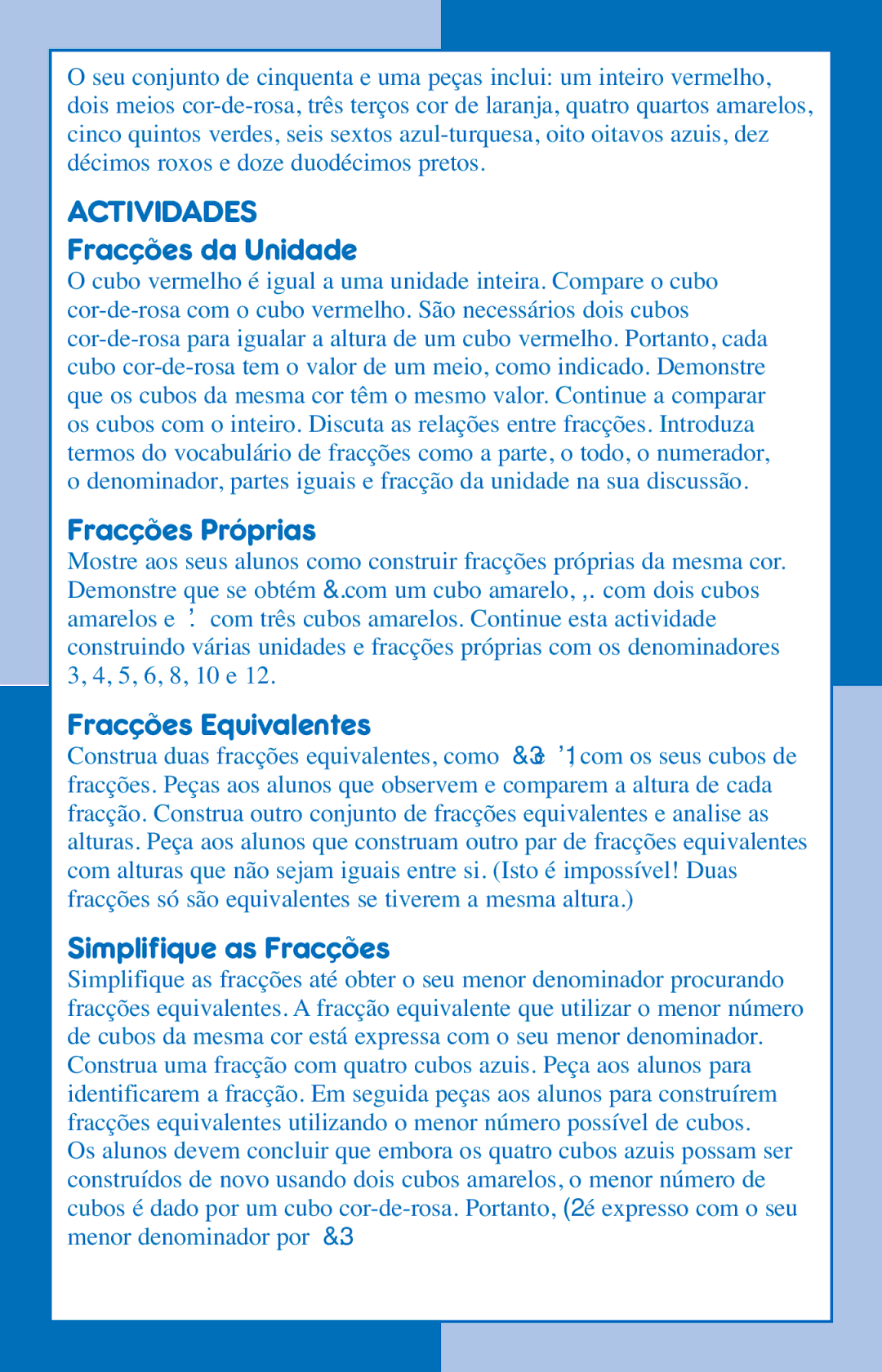 Learning Resources LER 2510 manual Actividades 